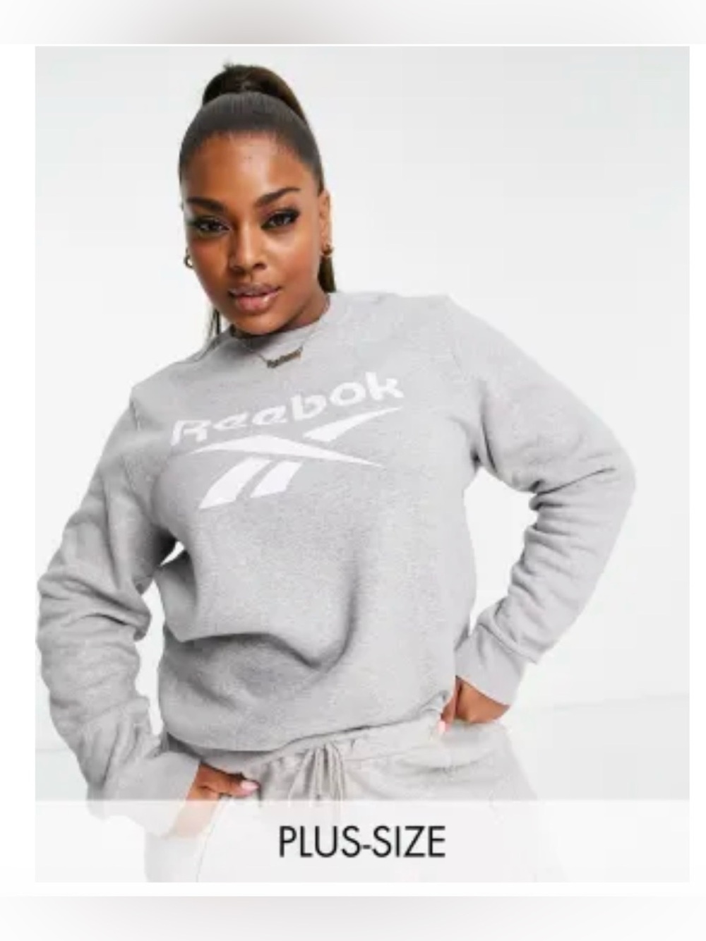 REEBOX PLUS SIZE SWEATSHIRT